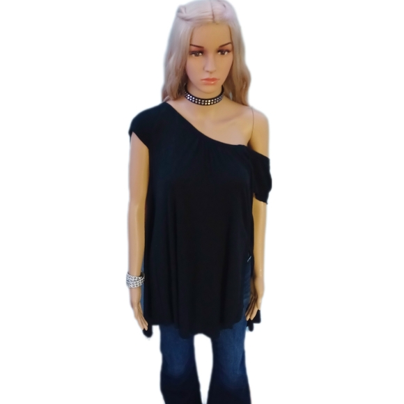 *SOLD*Free people oversized L tunic tee top - Picture 2 of 9